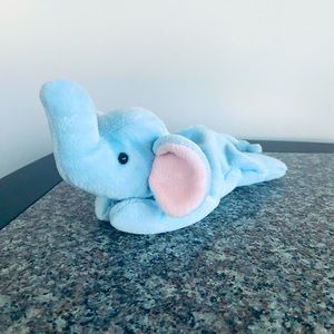 Retired 1995 Ty Beanie Baby Elephant- Peanut